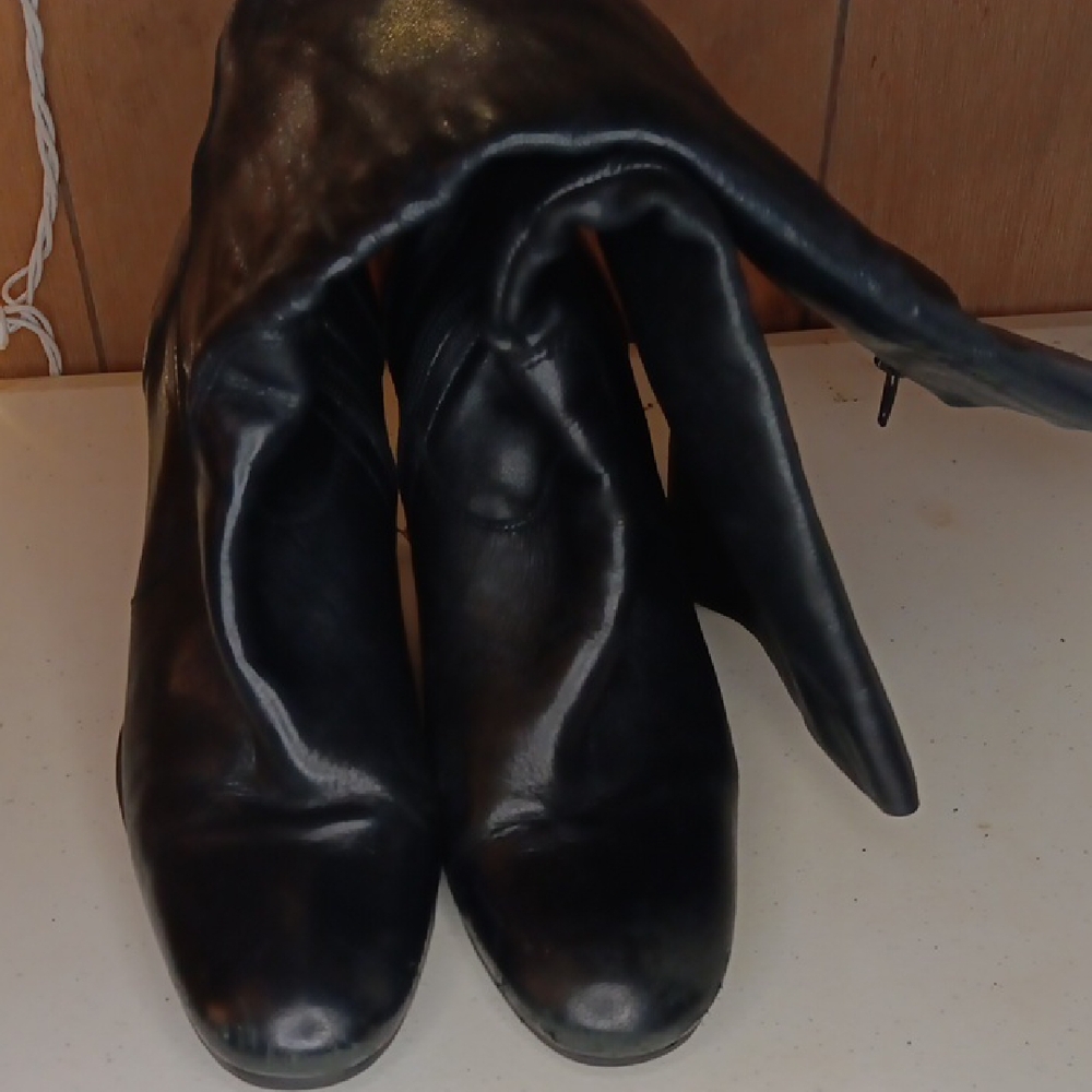 Elegant Black Women's Heeled Boots